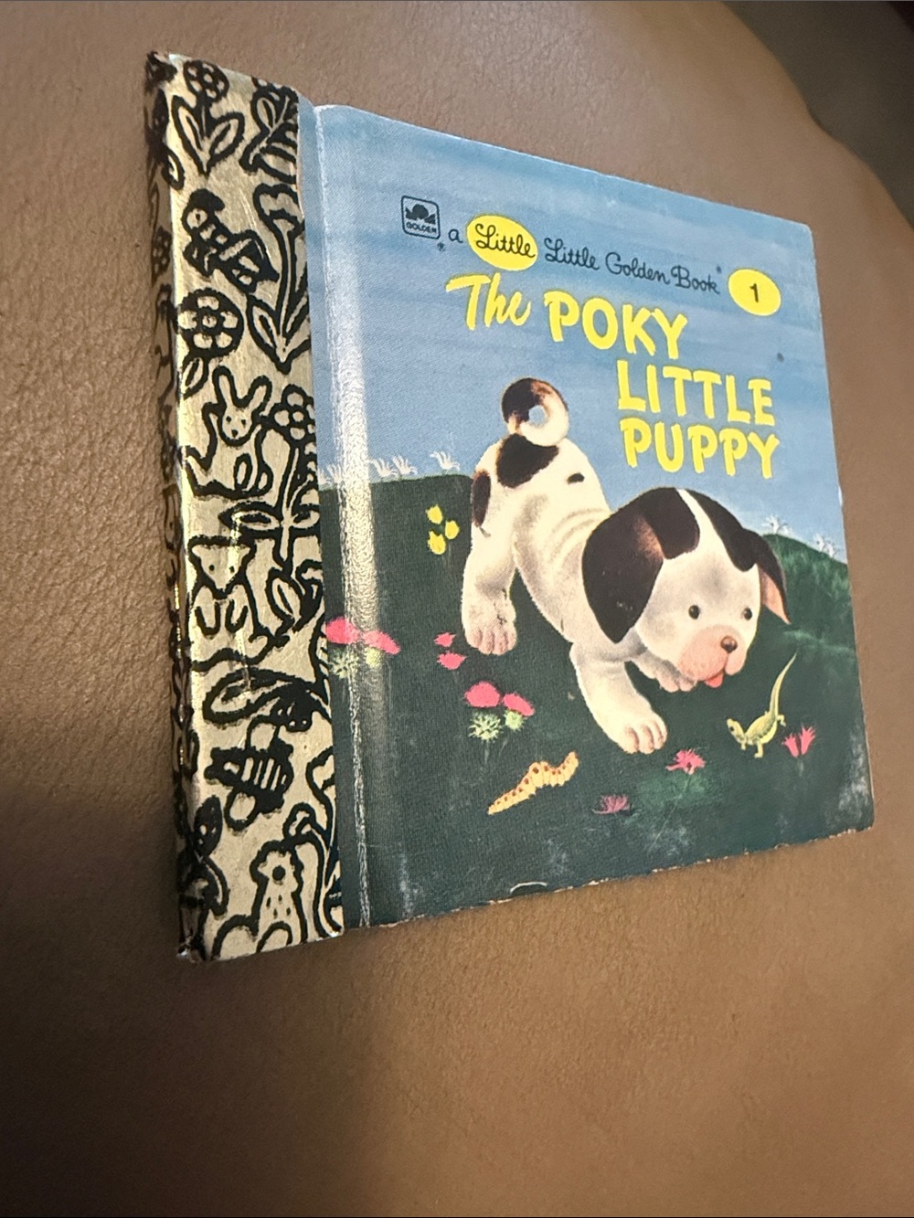 Little Golden Book: The Poky Little Puppy — Blue Cover mini book